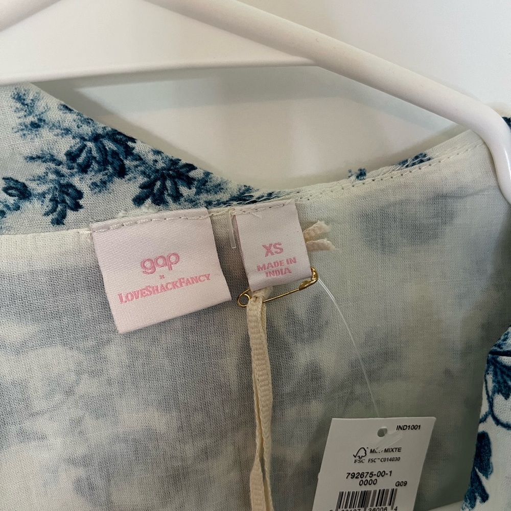 Sold Out Gap x LoveShackFancy Floral Mini Dress - Picture 4 of 6
